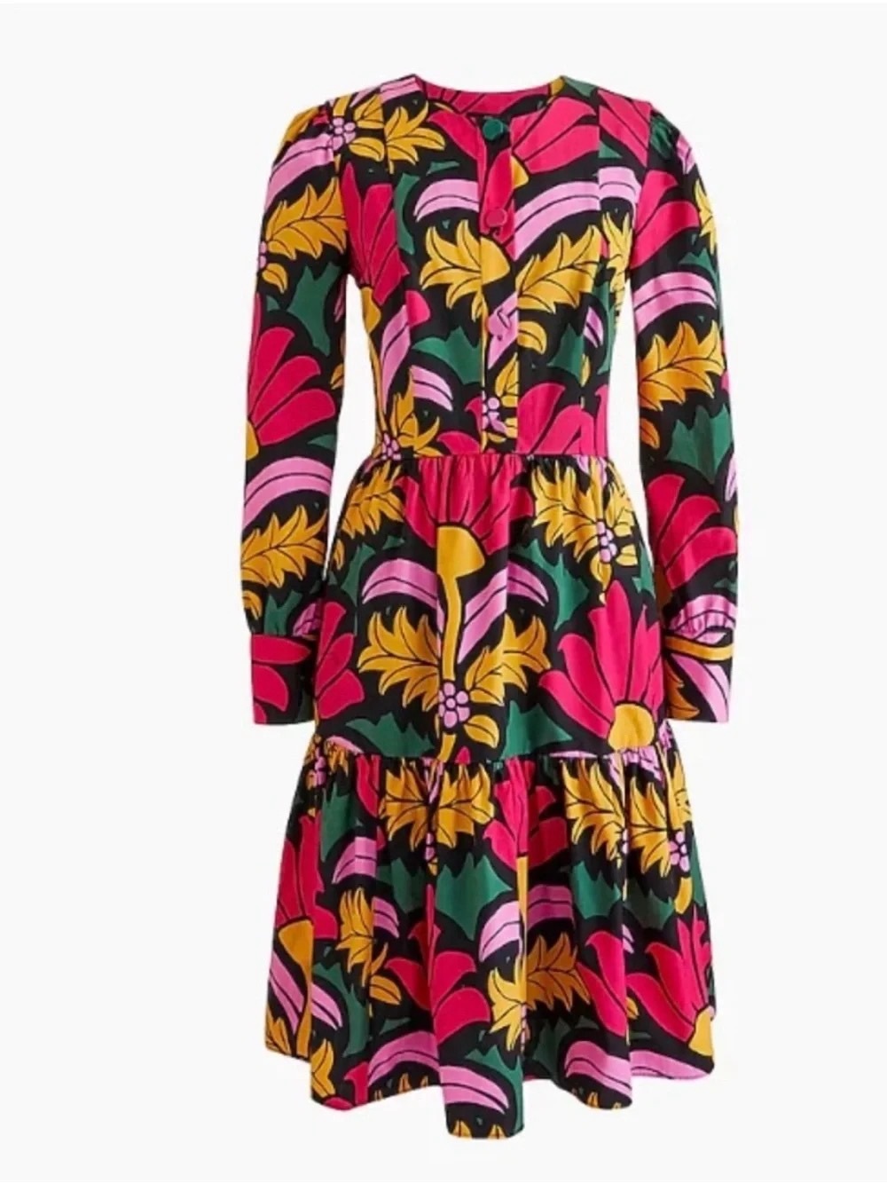 Vibrant J Crew Dress